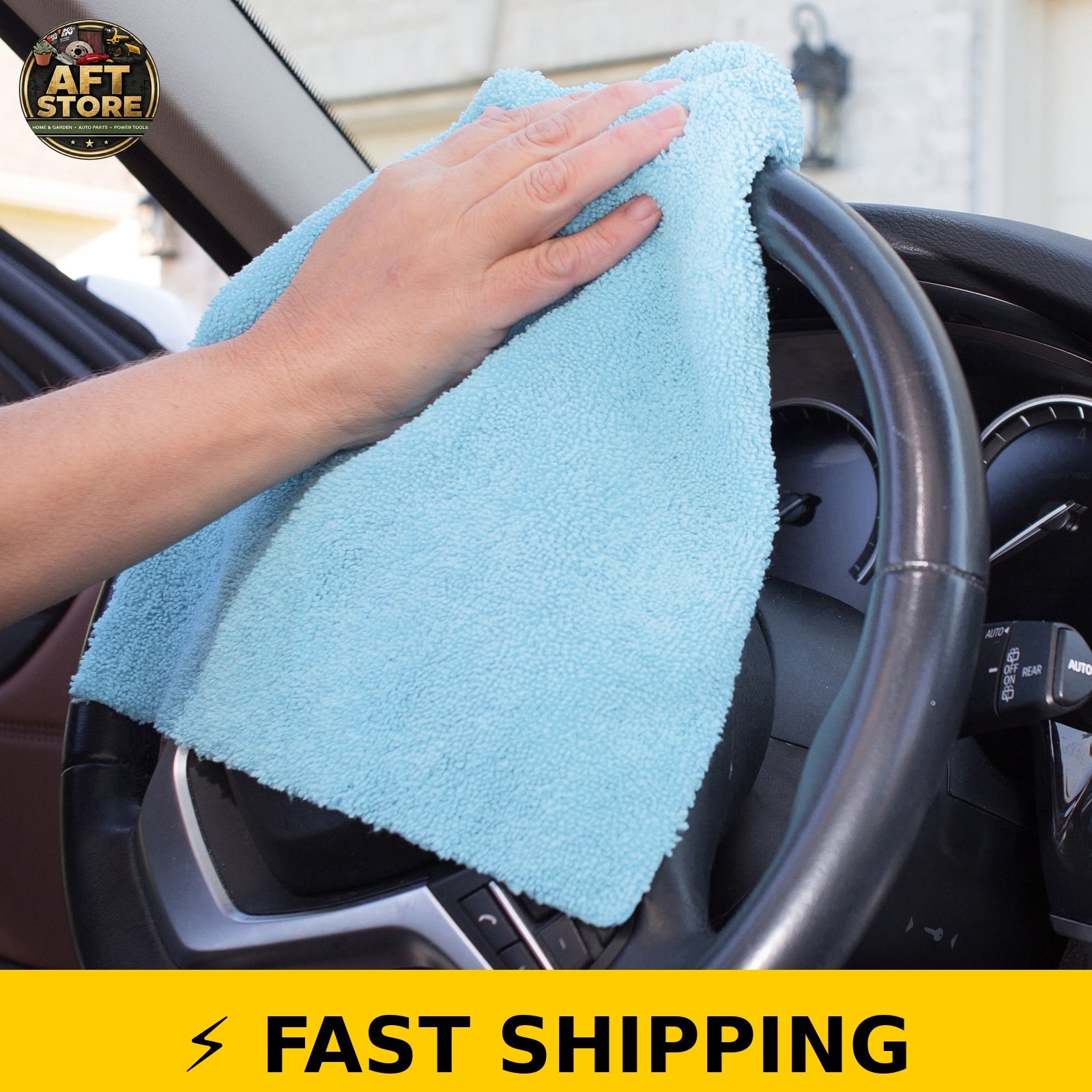 Auto Drive Microfiber Towel 4 Pack – Assorted Colors