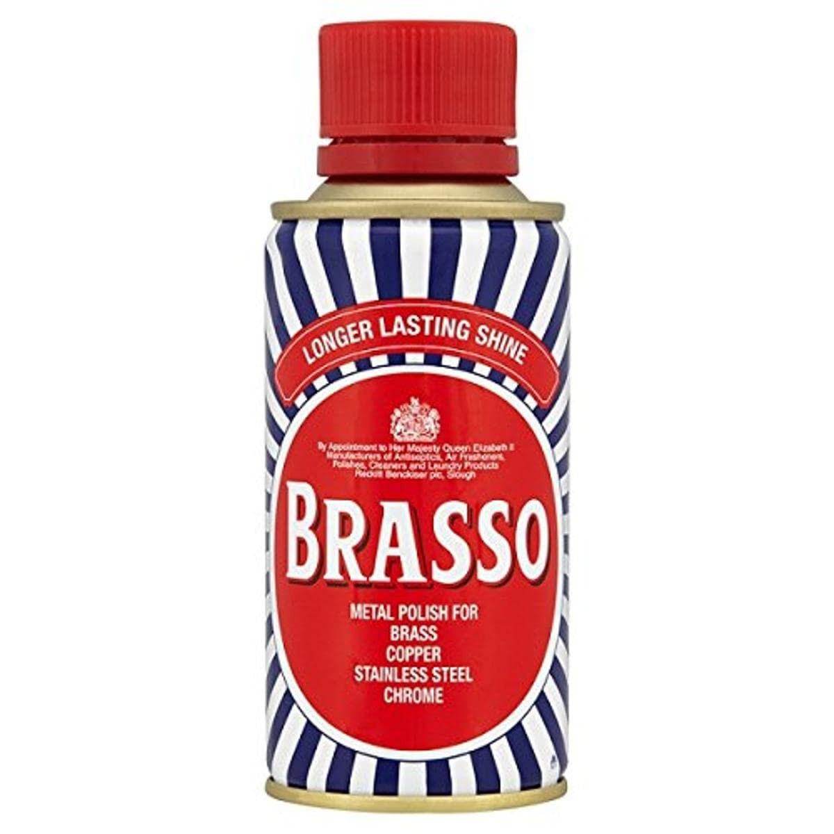 Brasso Metal Polish for Brass, Copper Chrome – 175ml Liquid Cleaner