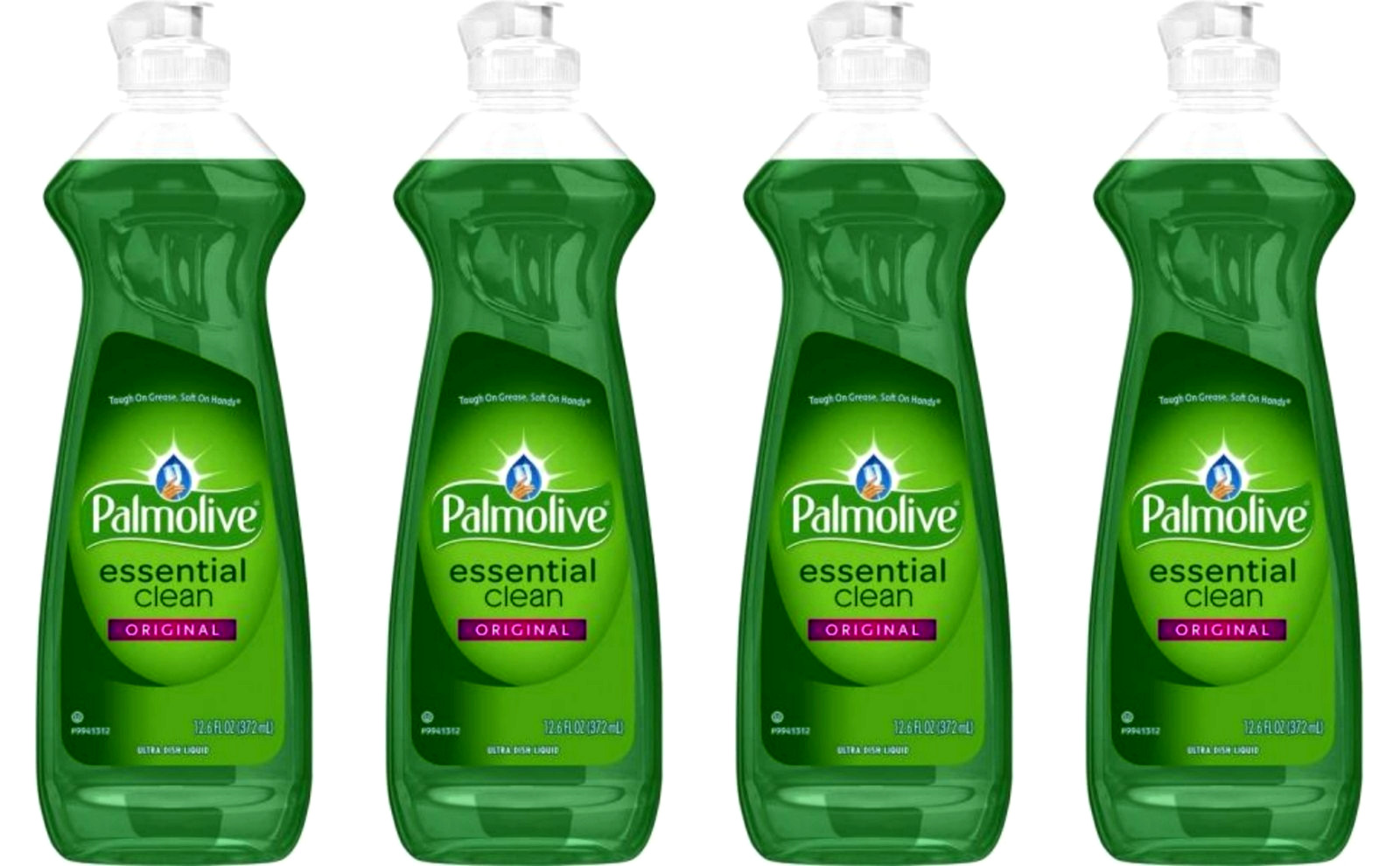 4 Palmolive Dishwashing Soap Essential Clean Original Green Lotion KOSHER 13oz