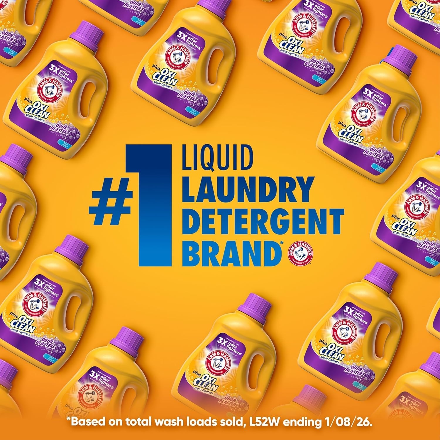 High Efficiency Liquid Detergent with Triple Action for Stain and Odor Control