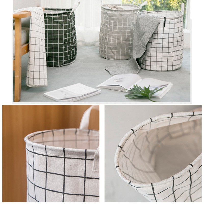 Dirty Clothes Basket Foldable Miscellaneous Storage Bucket House Laundry Basket