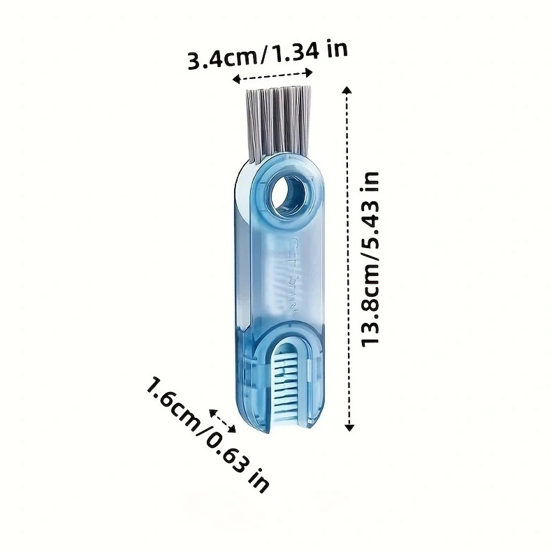 3-in-1 Bottle & Cup Cleaning Brush U-Shaped Water Bottle Lid Cleaner