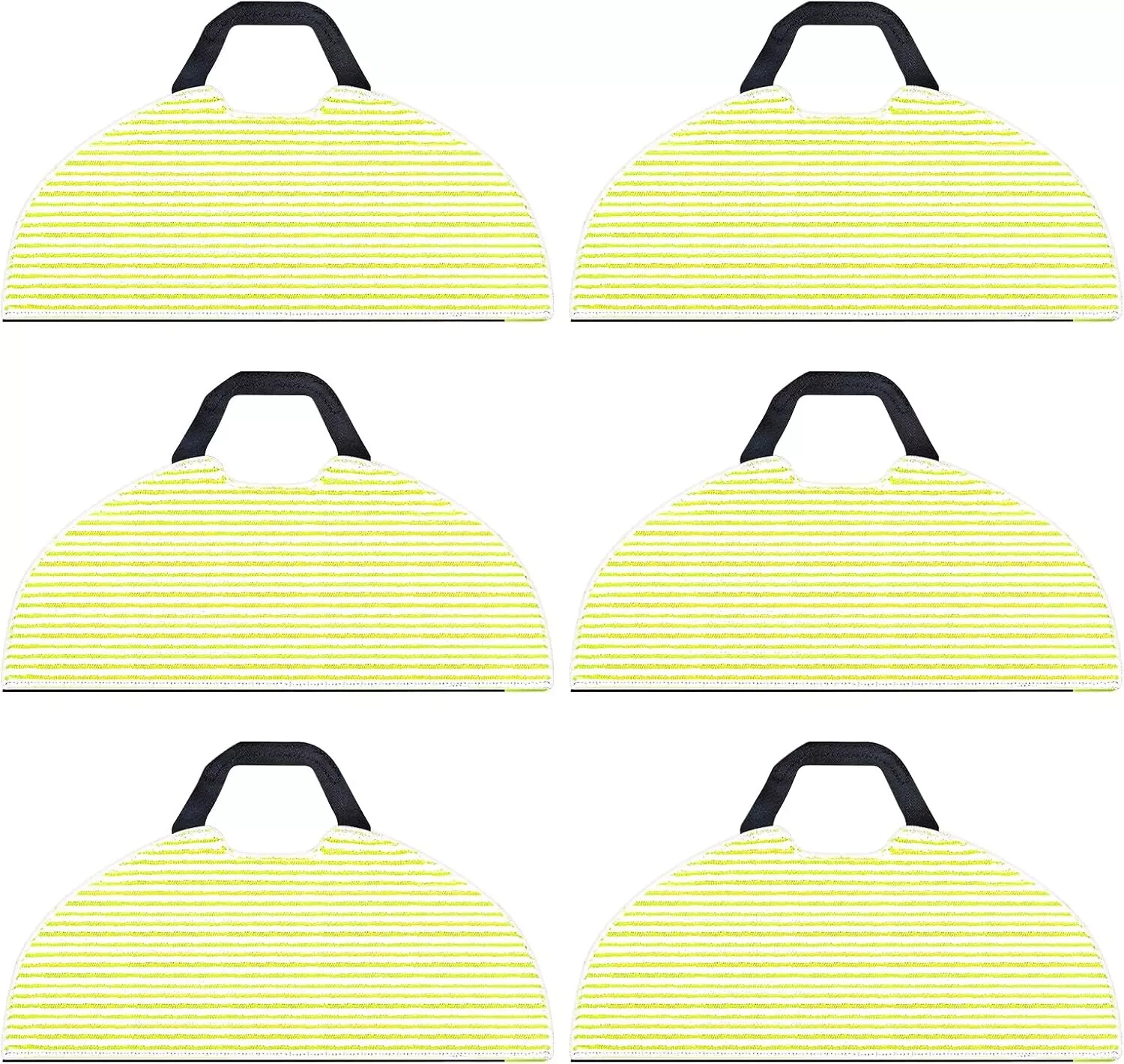 6 Pcs Mop Pads for Shark RV2610WA AV2610WA RV2620WD RV2410WD AI Ultra 2- In-1 Ro