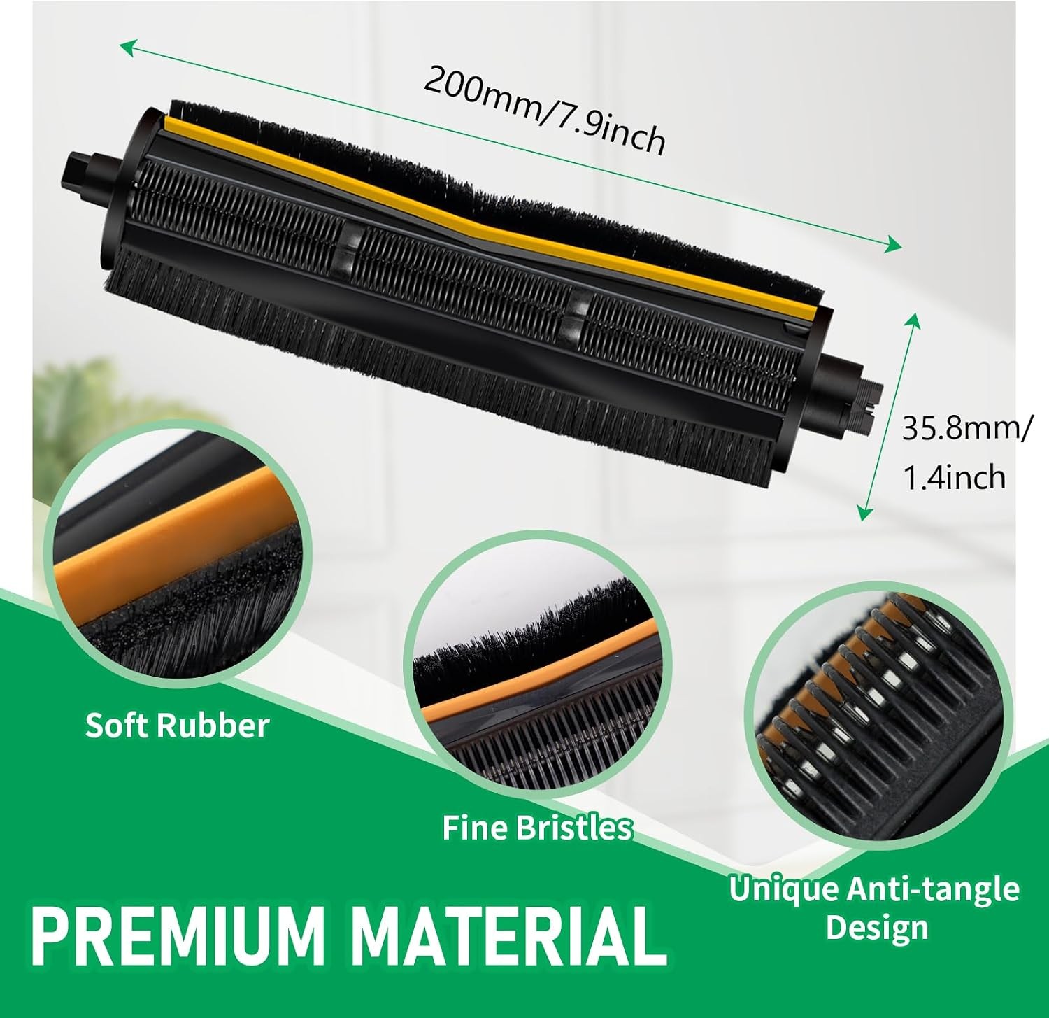 L40 Ultra TriCut Main Brush Replacement Compatible with Dreame X40 Ultra X30