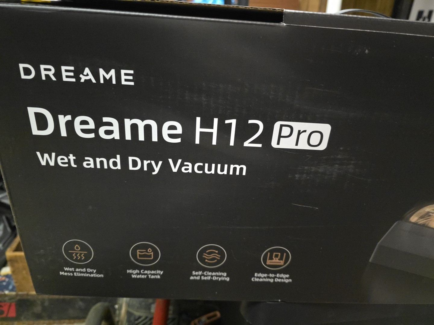 Dreame H12 PRO Wet Dry Vacuum Cleaner, Smart Floor Cleaner New Open Box