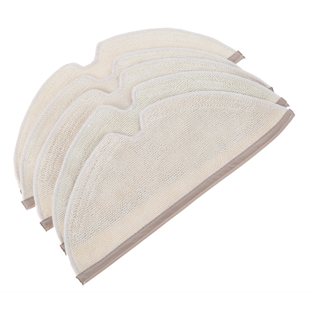 5X Full Coverage Mopping Cloths for Roborock S5 S50 S51 S55 S6 S6 MAXV S5 MAX