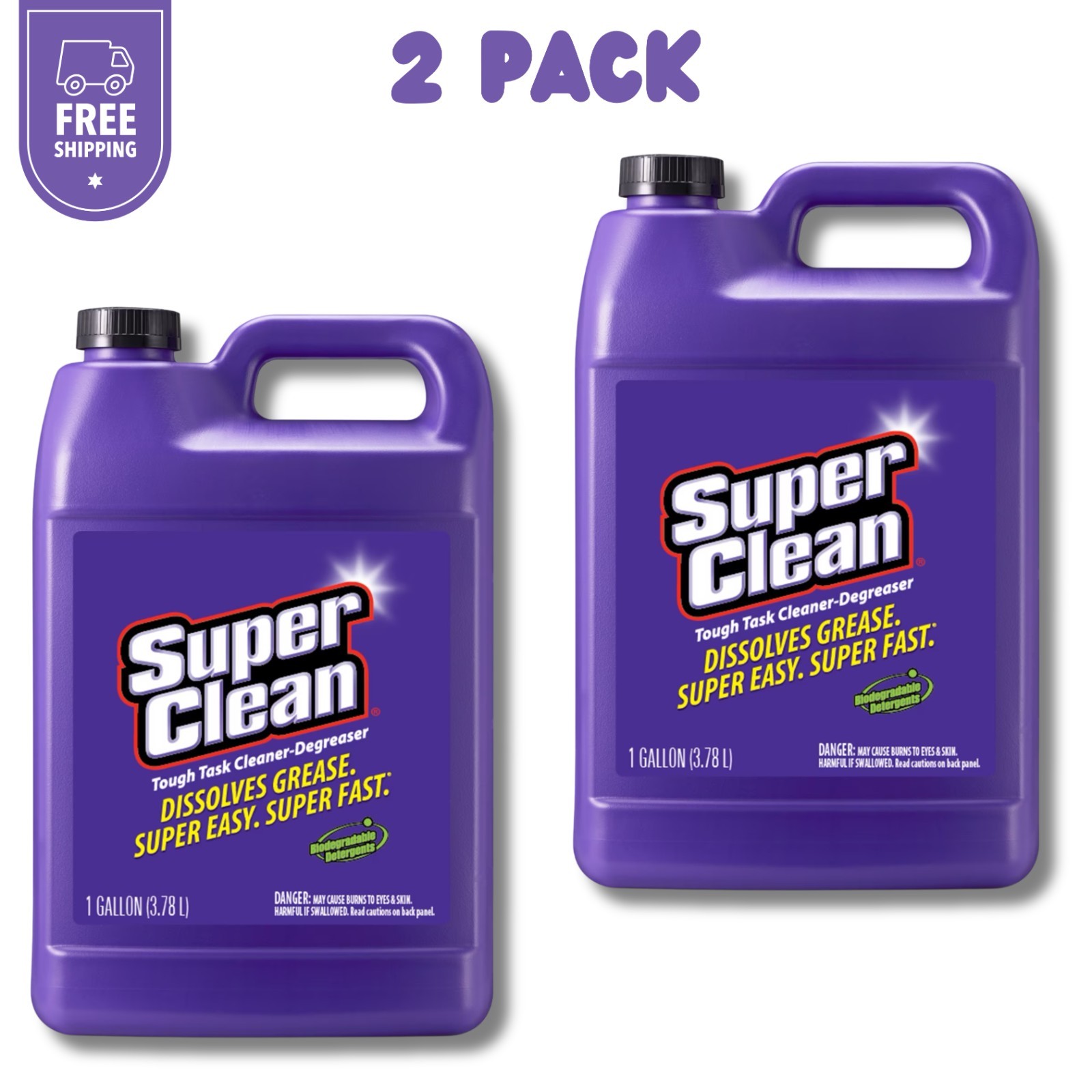 Super Clean Tough Task Cleaner-Degreaser – 1 Gallon | 128 Fluid Ounces