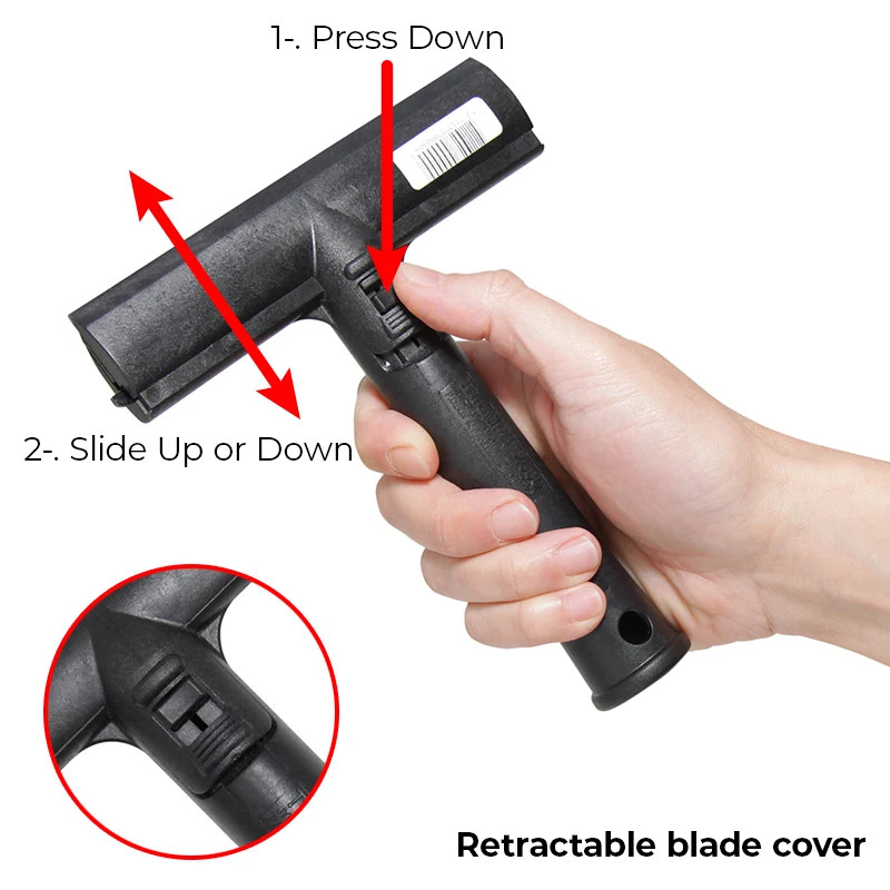 Triumph Z40: 6-Inch Retractable Scraper with Easy Blade Change