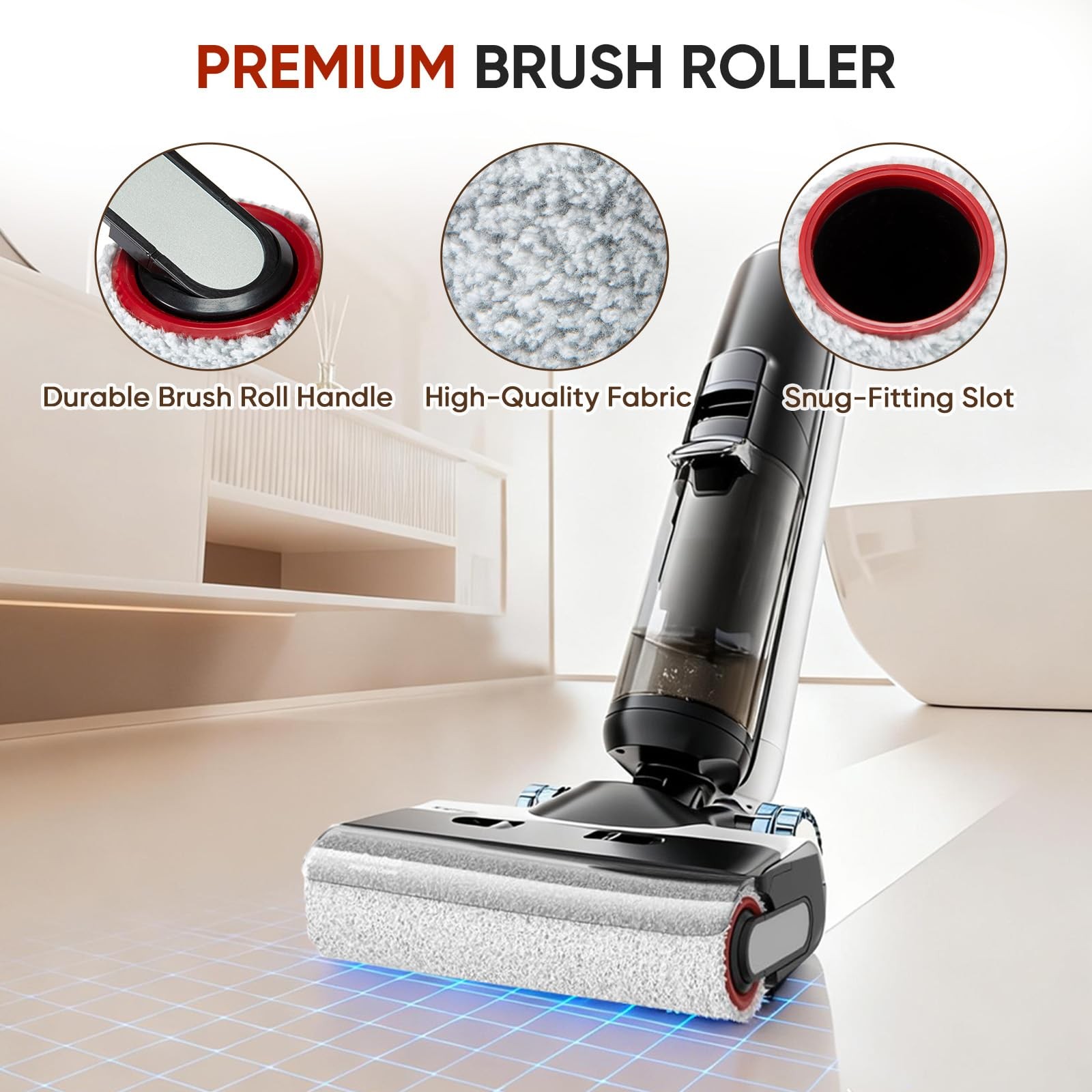 LBLVBNEWD Roller Brush Replacement Compatible with Dreame H12 Pro, H12 Dual, …