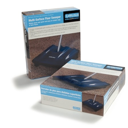 Carlisle Brushless Multi-Surface Sweeper, 9.25″ L x 9.65″ W x 2.76″ H | 4/Case