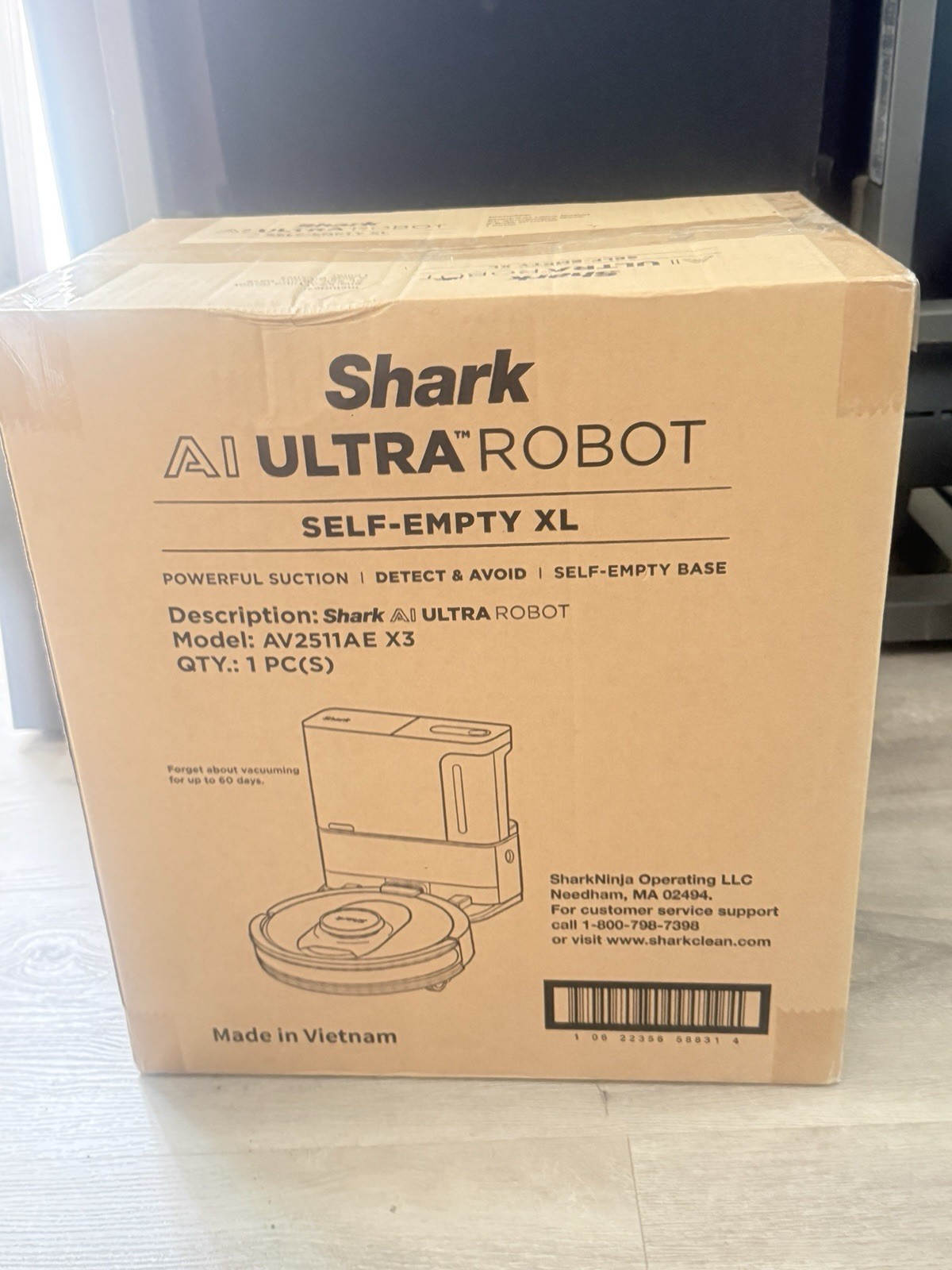 Shark AI Ultra Robot Vacuum Self-Empty XL AV2511AE – Brand New Sealed