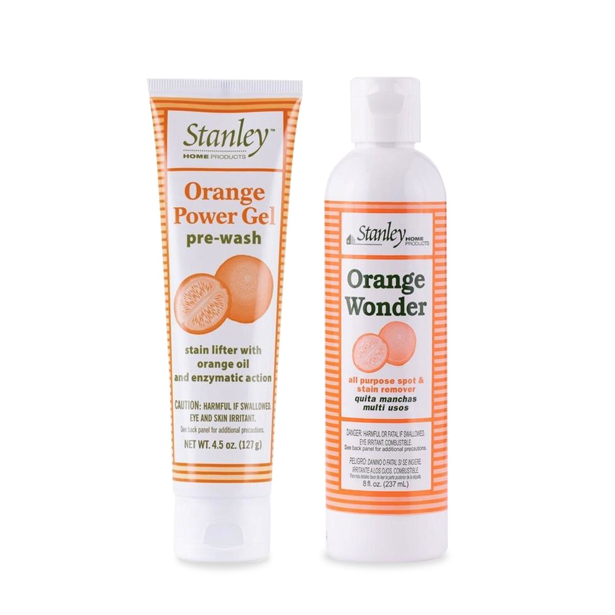 Stanley Orange Wonder Stain Remover + Orange Power Gel Degreaser Combo