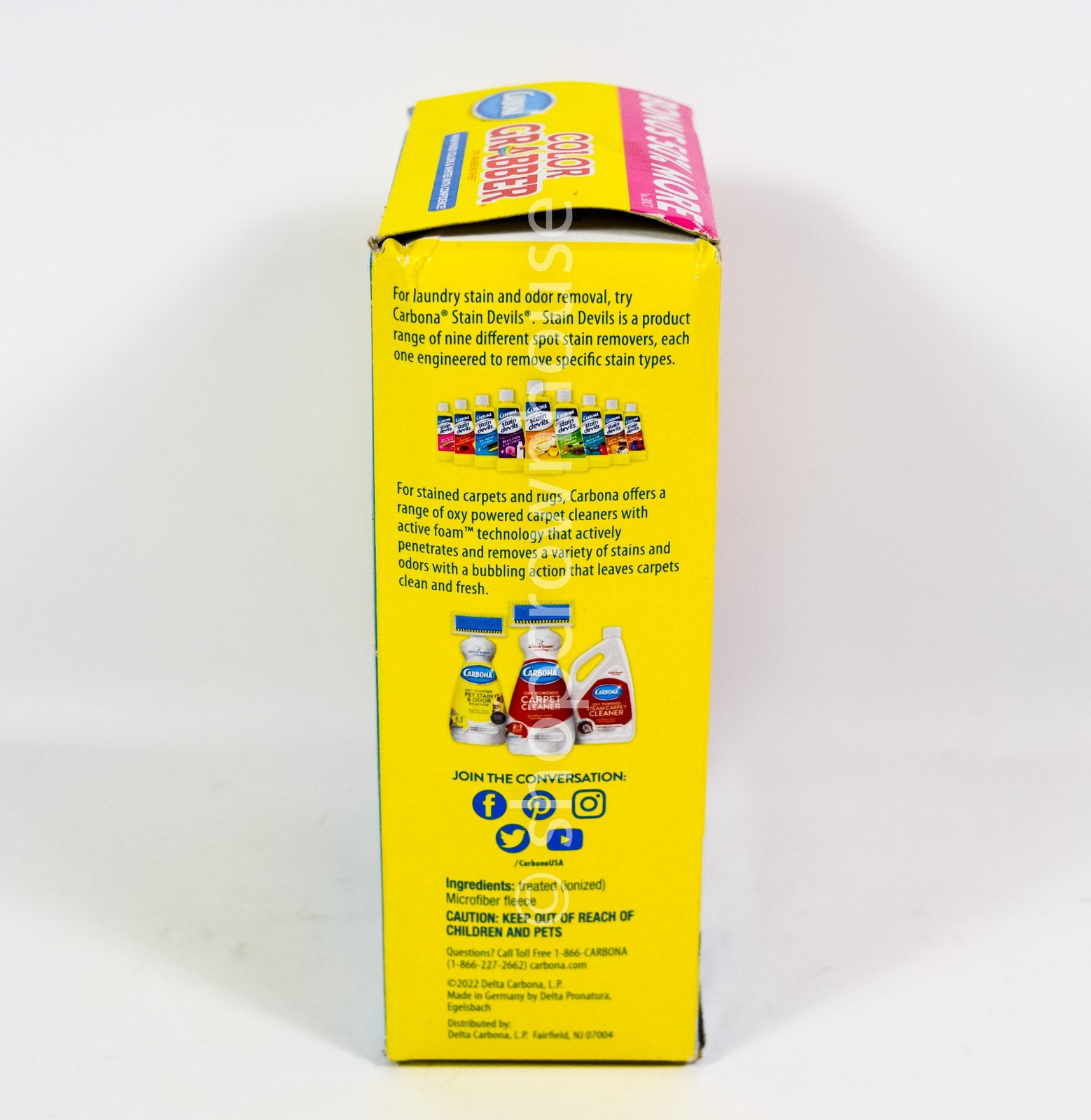 1 Carbona Color Grabber w Microfiber 45 In-Wash Sheets Total EXP 02/08/2022