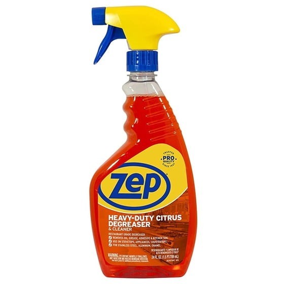 Zep Heavy-Duty Citrus Degreaser and Cleaner – 24 oz (Case of 2) ECZUCIT242