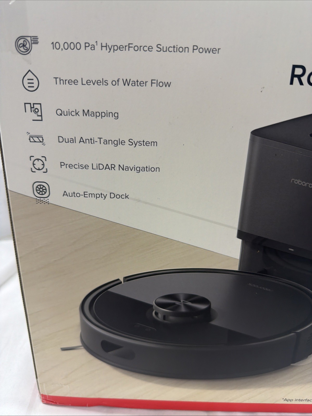 Roborock Q7 M5+ Robot Vacuum Auto-Empty Dock New Sealed Black