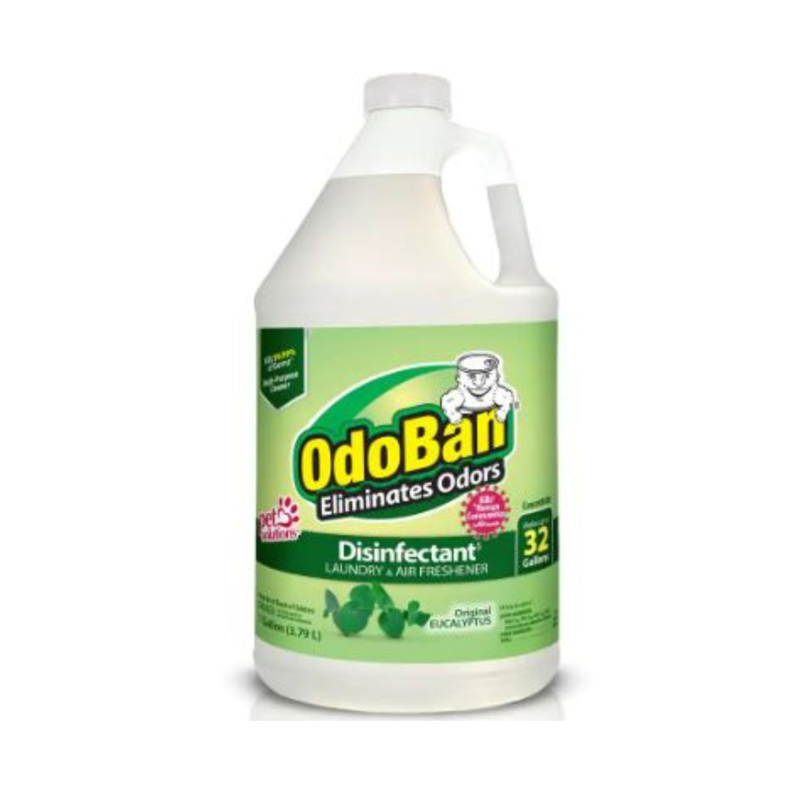 OdoBan Disinfectant Concentrate and Odor Eliminator, Fabric Freshener, 1 Gallon