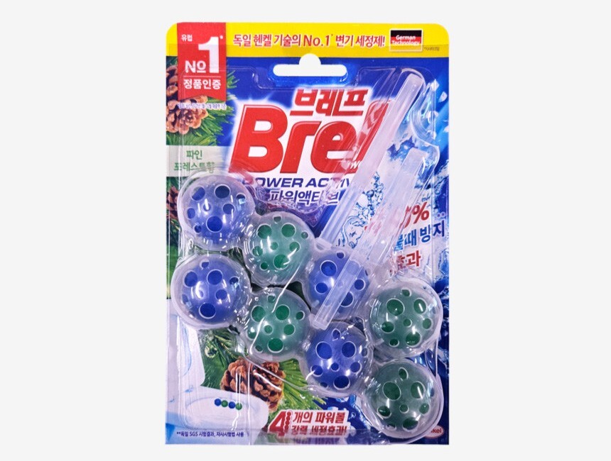 Henkel Bref Power Active Toilet Bowl Cleaner 4 scents 50g x 2pcs