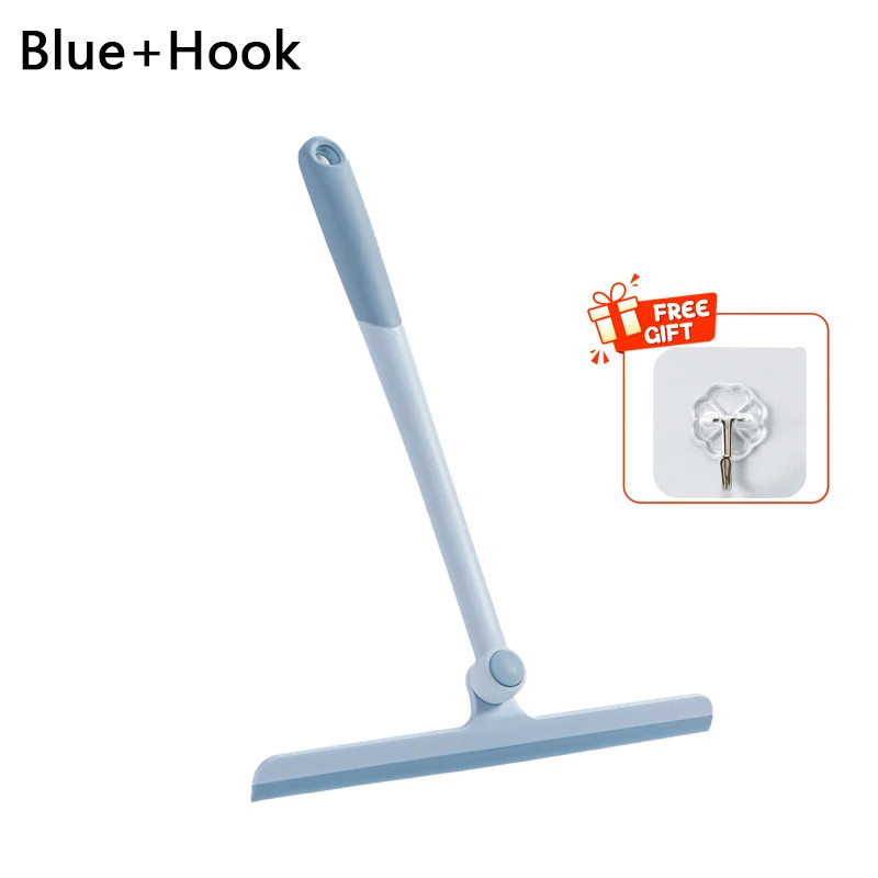 360 Degree Rotatable Shower Squeegee Glass Wiper Scraper Squeegee Cleaner with S