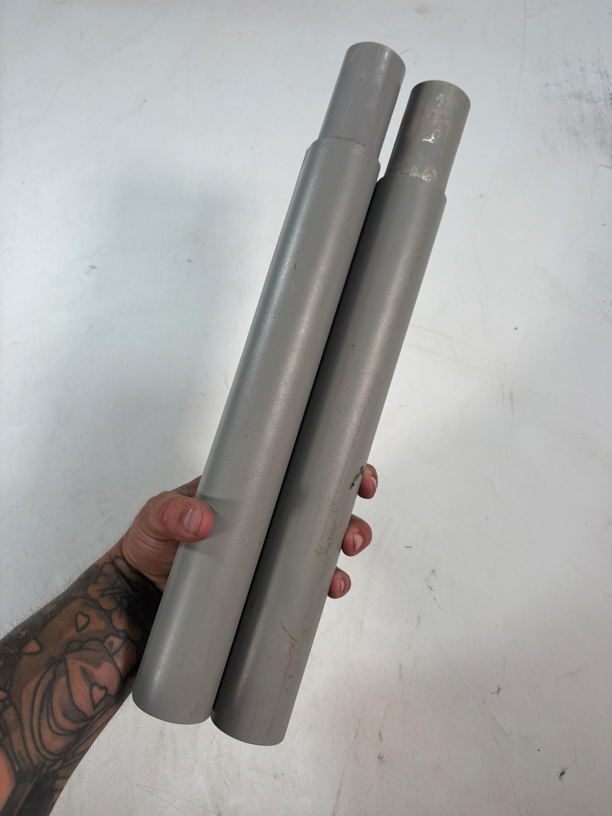 Electrolux Electric Wand Tubes 2pc Set Epic White Gray