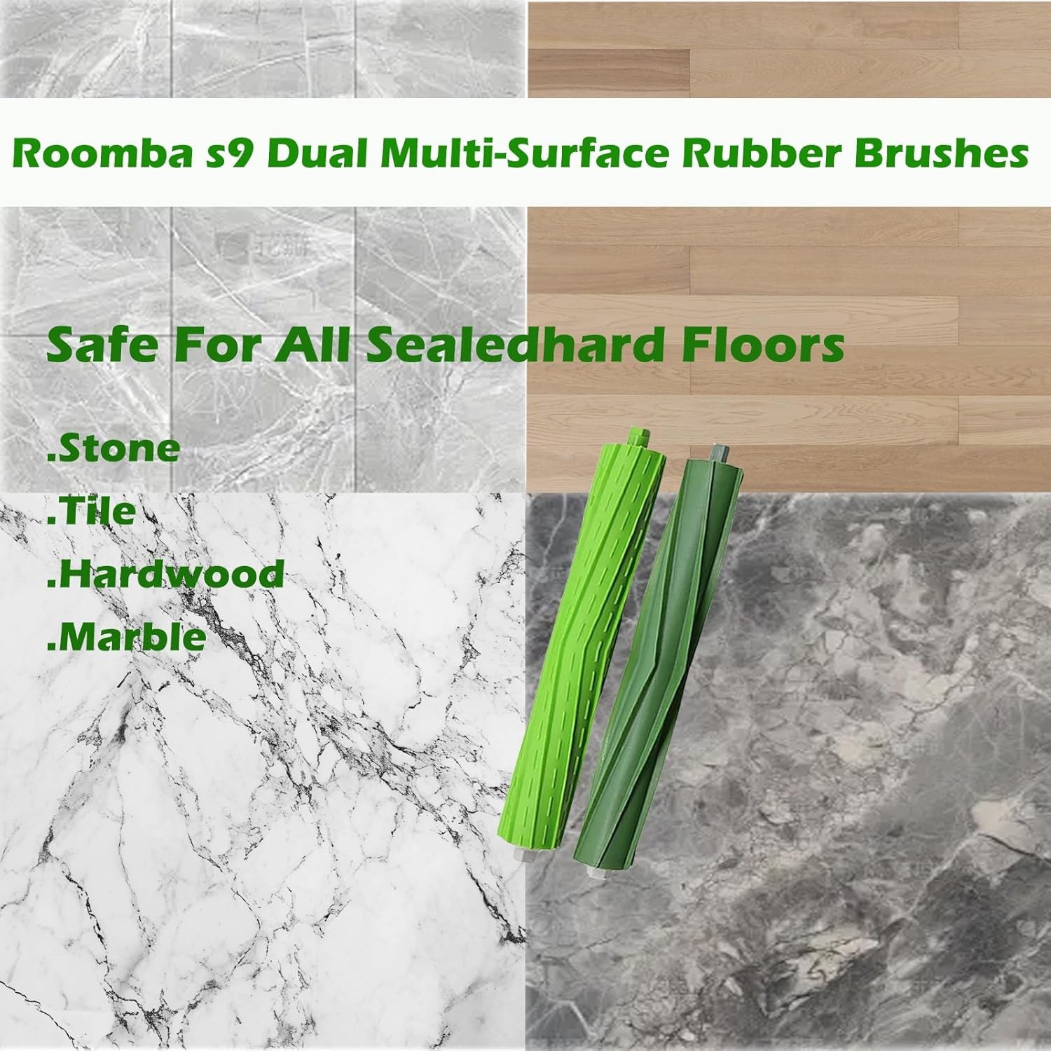 3 Set S9 Replacement Roller Brush Compatible for Roomba S9 9150 S9 S9 Plus 9550