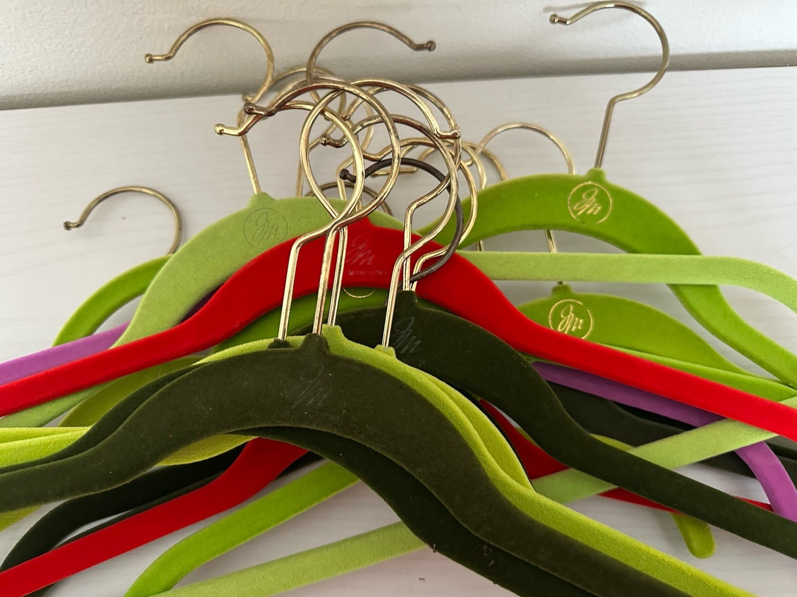 17x Vintage Joy Mangano Foam Covered Hanger Soft Garment Protector