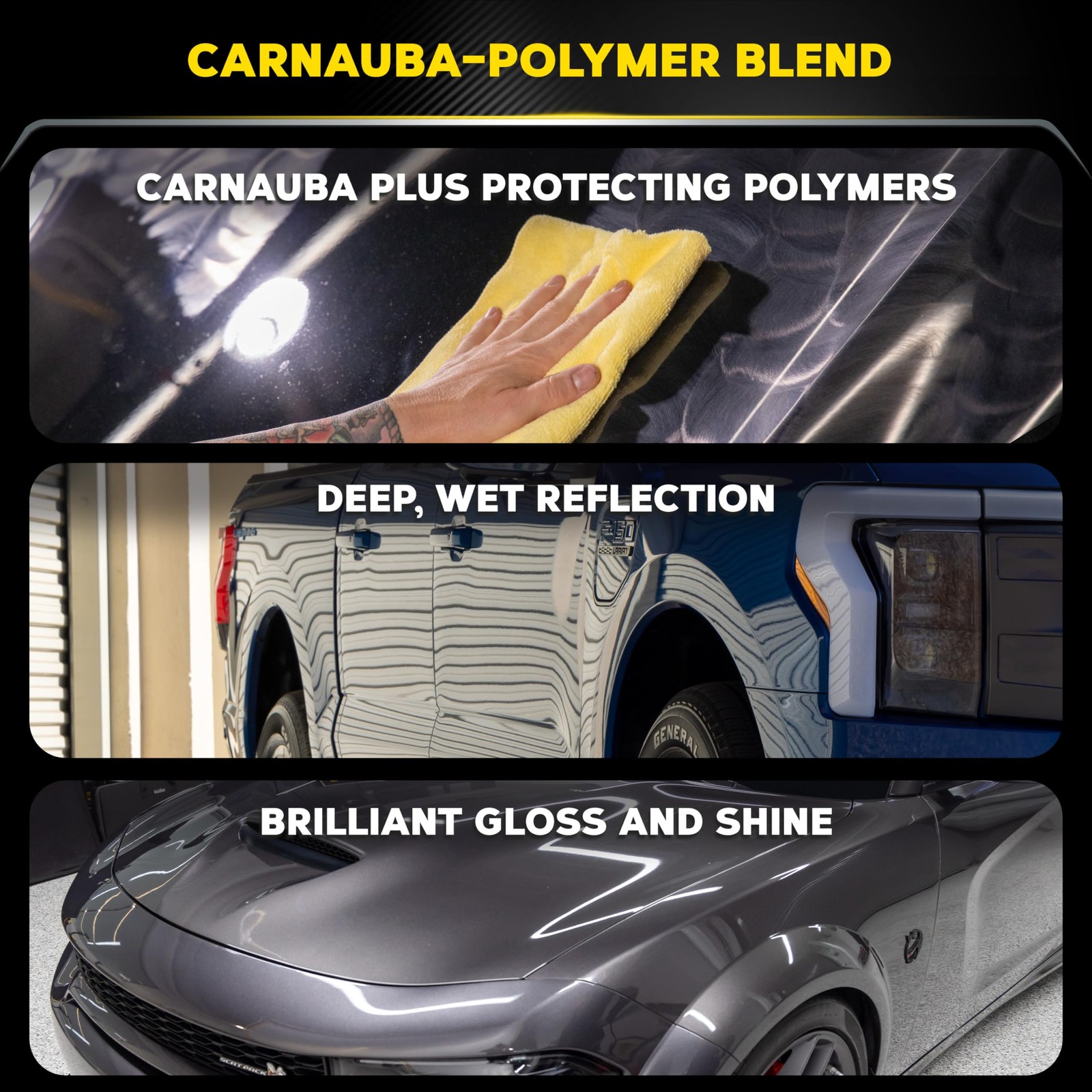 G7014j Gold Class Carnauba Plus Premium Paste Wax, Crea Un Deep Dazz