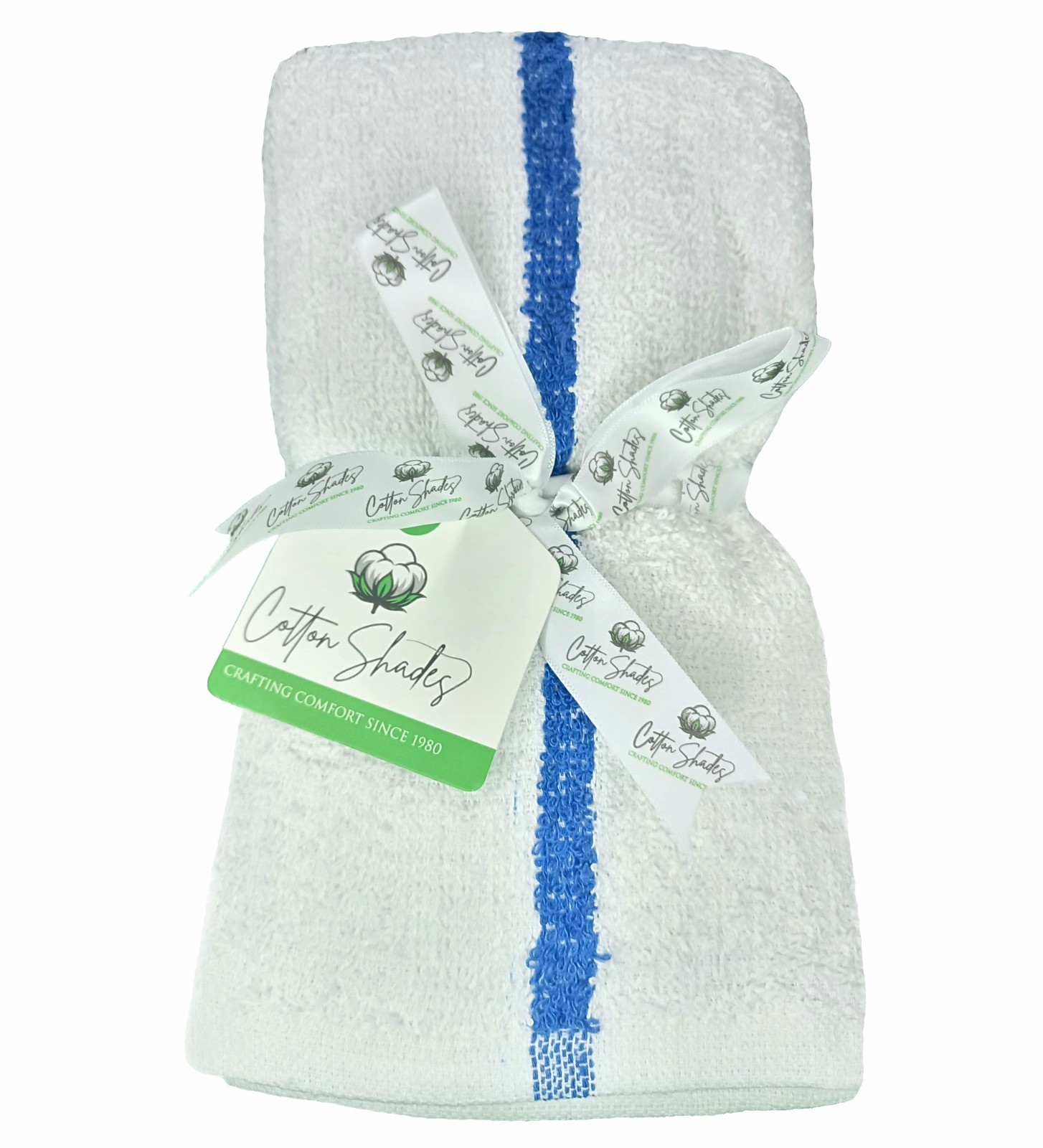 Bar Mop Towels 12 Pack Cotton 16×19 Kitchen Cleaning Blue Stripe
