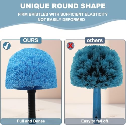 Spider Web Remover Brush 2 Pack Twist On Blue