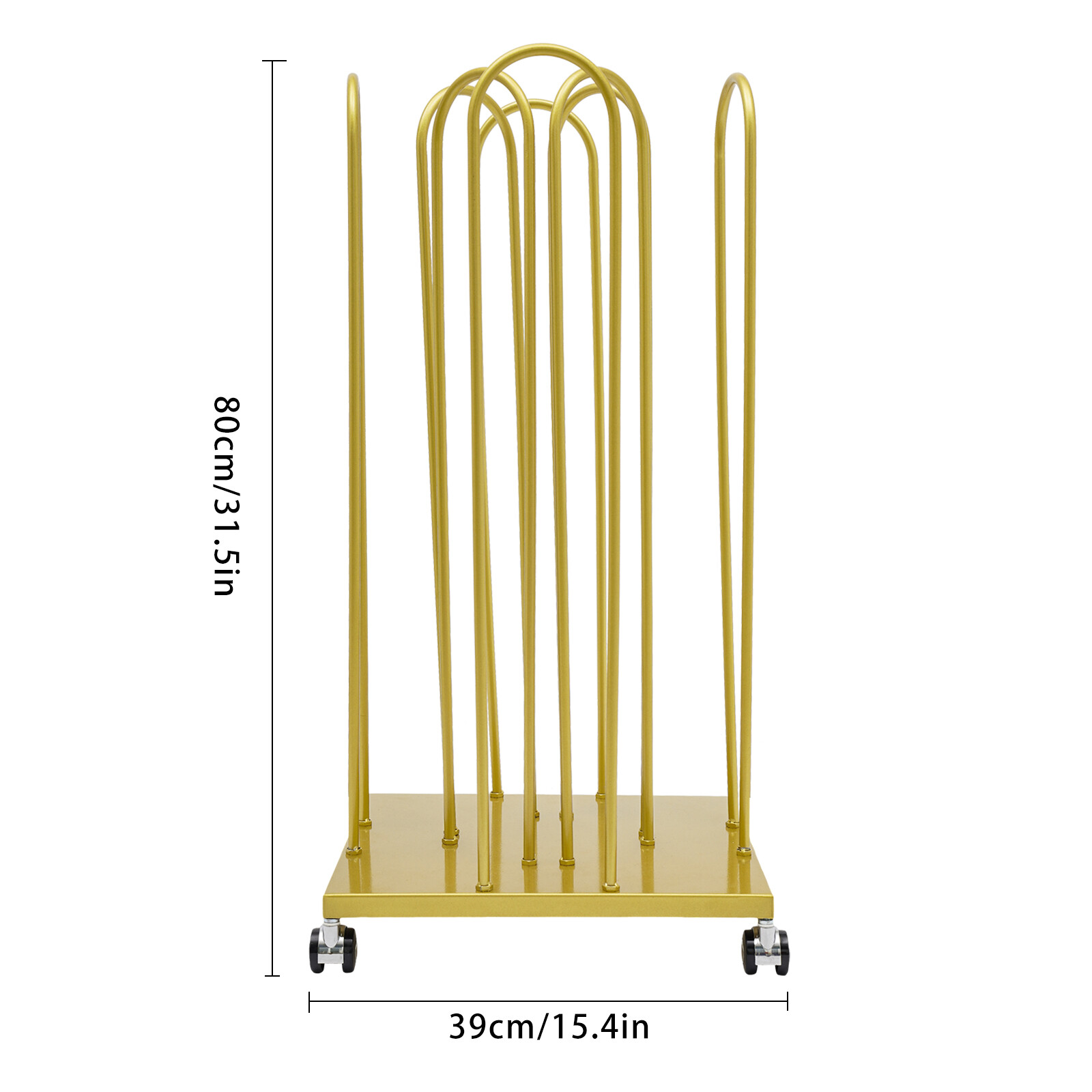 80cm(H) Hanger Organizer Stacker, Movable Hanger Rack, Gold Hanger Storage Rack