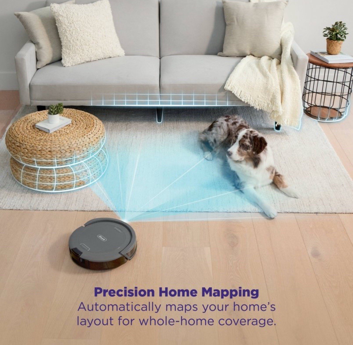 Shark Navigator Robot Vacuum with SmartPath Navigation and Self-Cleaning RV2110