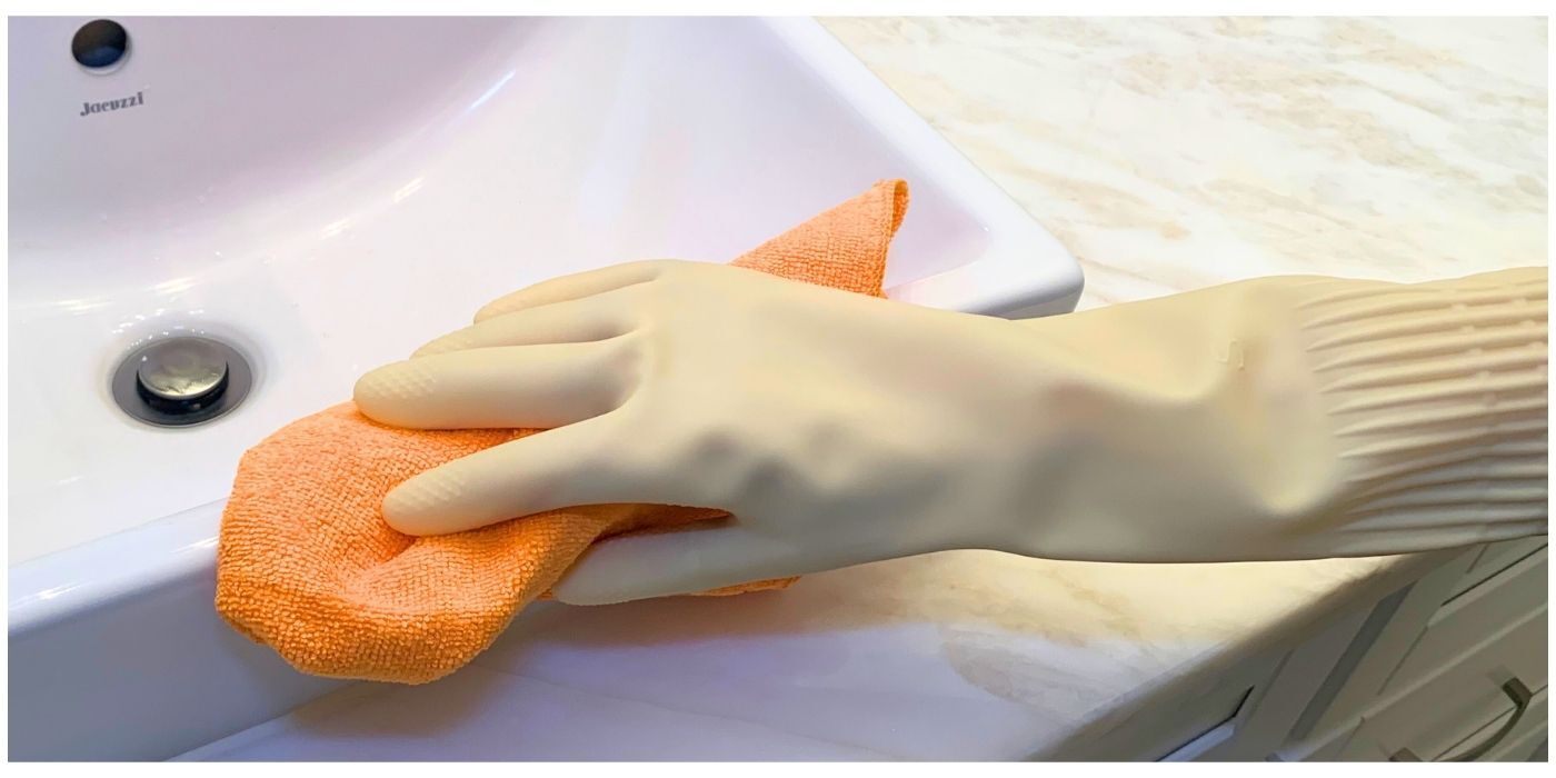 Heavy duty Reusable Long Rubber Dishwashing & Cleaning Gloves 3 or 6 Pairs