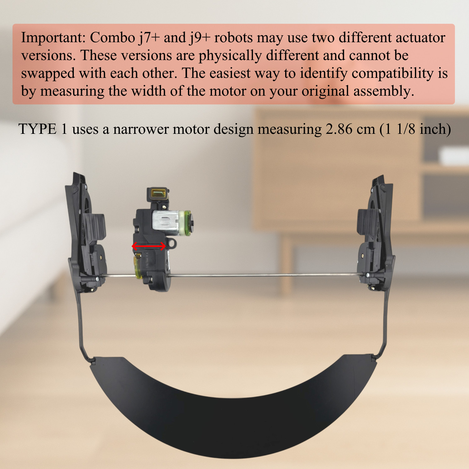 OEM iRobot Roomba Combo j7+ / j9+ Replacement Mop Actuator with Motor Assembly