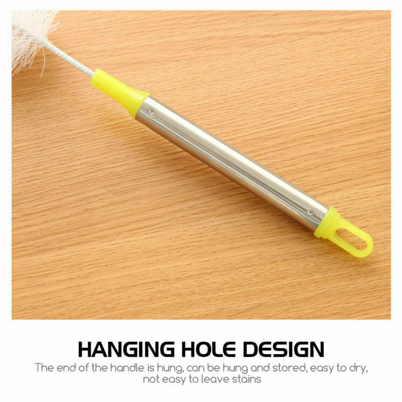 New Bendable Long-handled Brush Bottle Cup Cleaning Brush Scrubbing Cleaner Pot