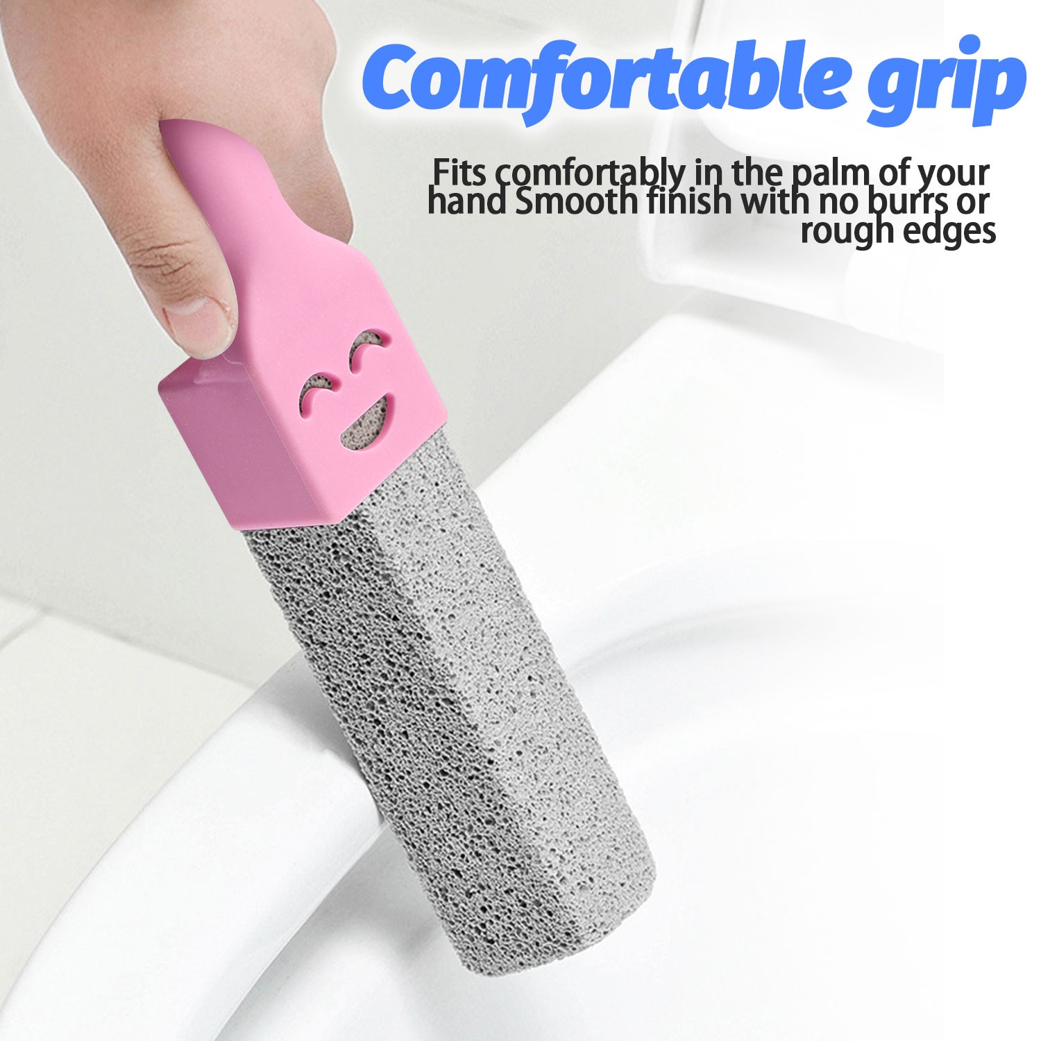 5Pcs Bathroom Pumice Stone Toilet Brush Set Rust Limescale Remove Cleaning Tools