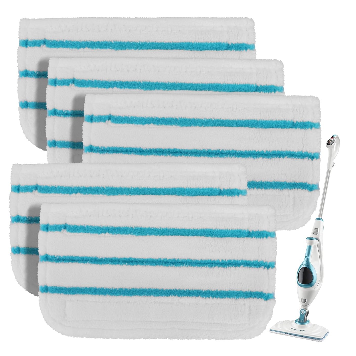 Steam Mop Pads Compatible with Black+Decker Steam Mop SM1600, SM1610, SM1620,…