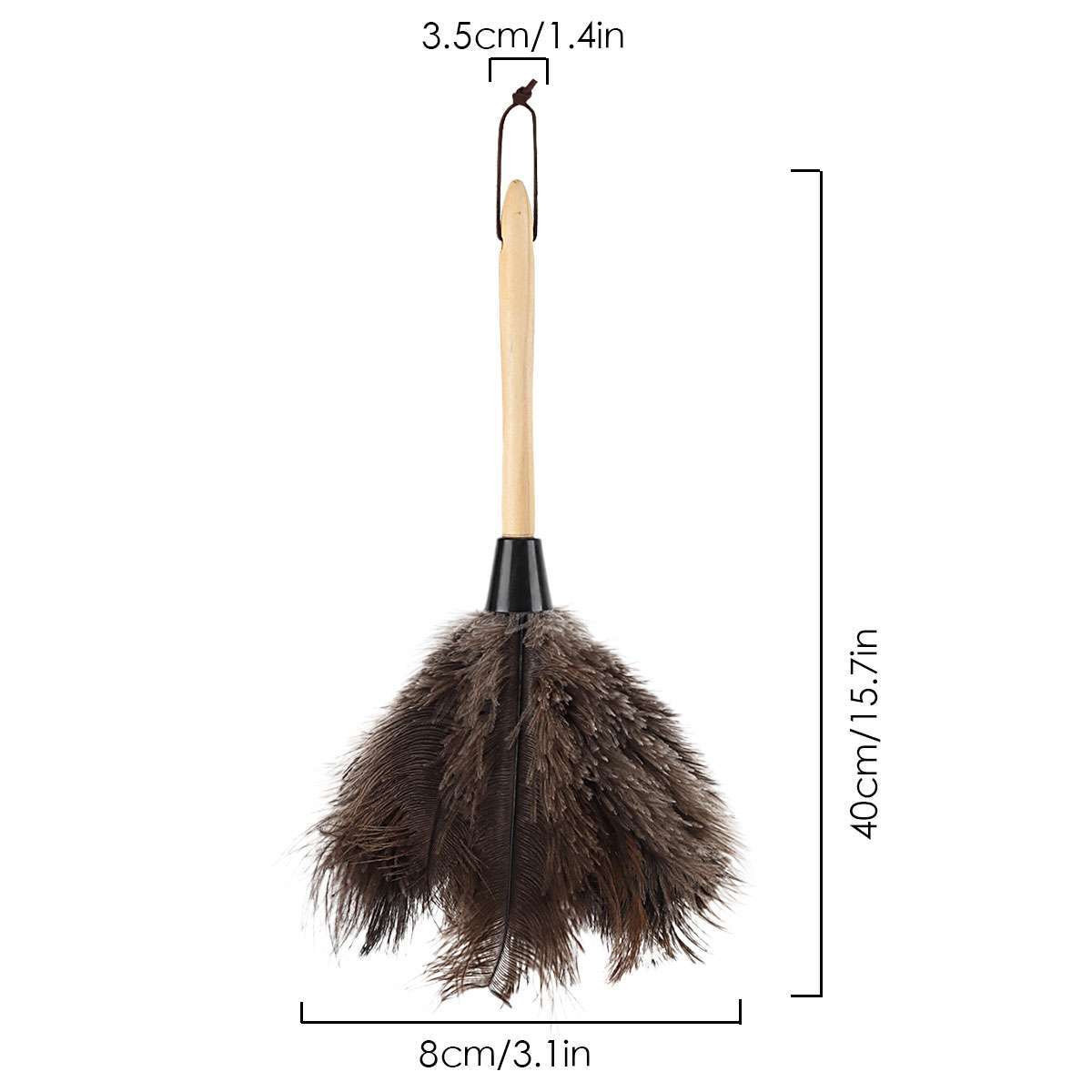 16inch Feather Duster Durable Dust Collecting Cleaning Tool For Car, Home Clean