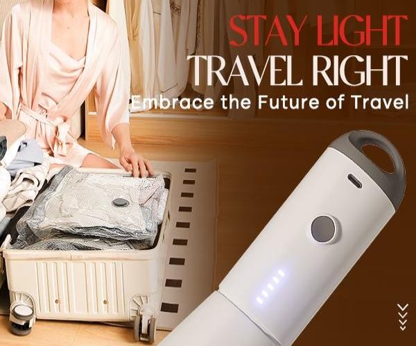 Cordless 2026 Travel Vacuum Bag Set with Rechargeable Air Pump 15 Pack