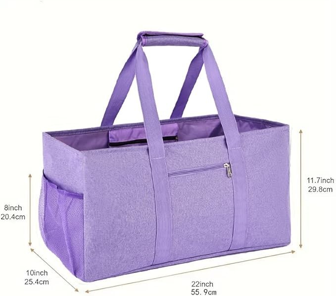 Extra Large Utility Tote BagReusable Shopping Bags with Handles – WaterproofF…