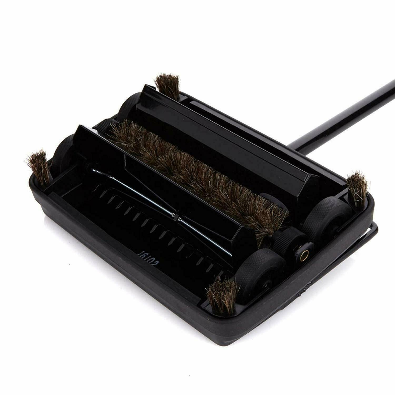 Fuller Brush Electrostatic Hard Floor & Carpet Sweeper 9″ Sweep Path Black