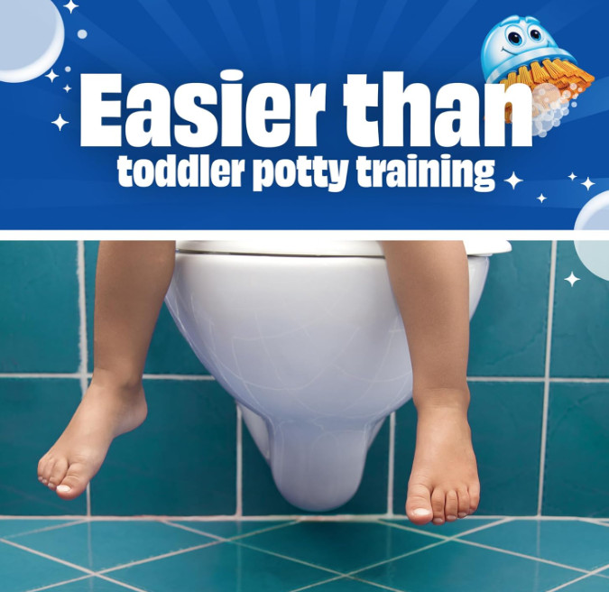 Scrubbing Bubbles Easy Clean Foaming Toilet Bowl Cleaner, Easy Drop In Powder Po