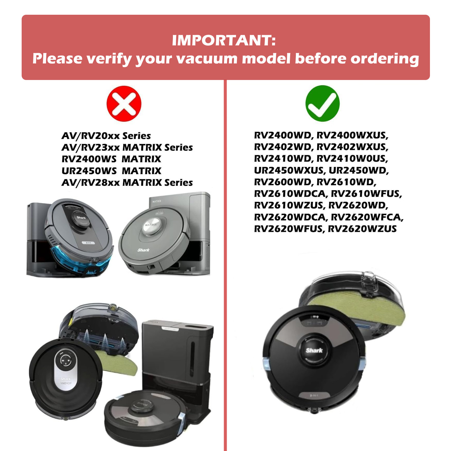 Shark Ultra RV2402WXUS RV2620WD UR2450WD RV2400WXUS Water Tank Fluid Reservoir