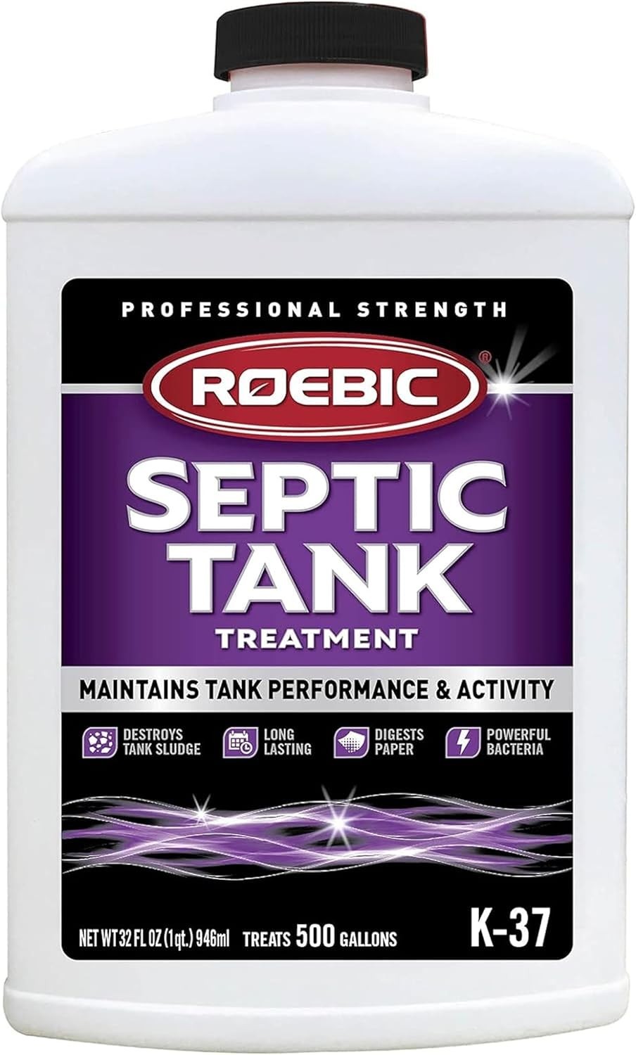 Effective Septic Tank Treatment – 32 Oz Environmentally Friendly & Odor Reducer
