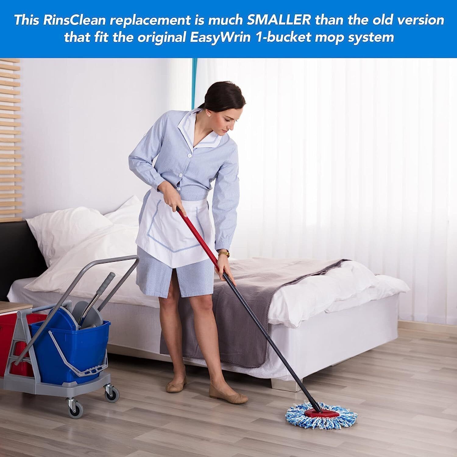 3x Replacement Microfiber Mop Head Wring Refill For O-Cedar RinseClean Spin Mop