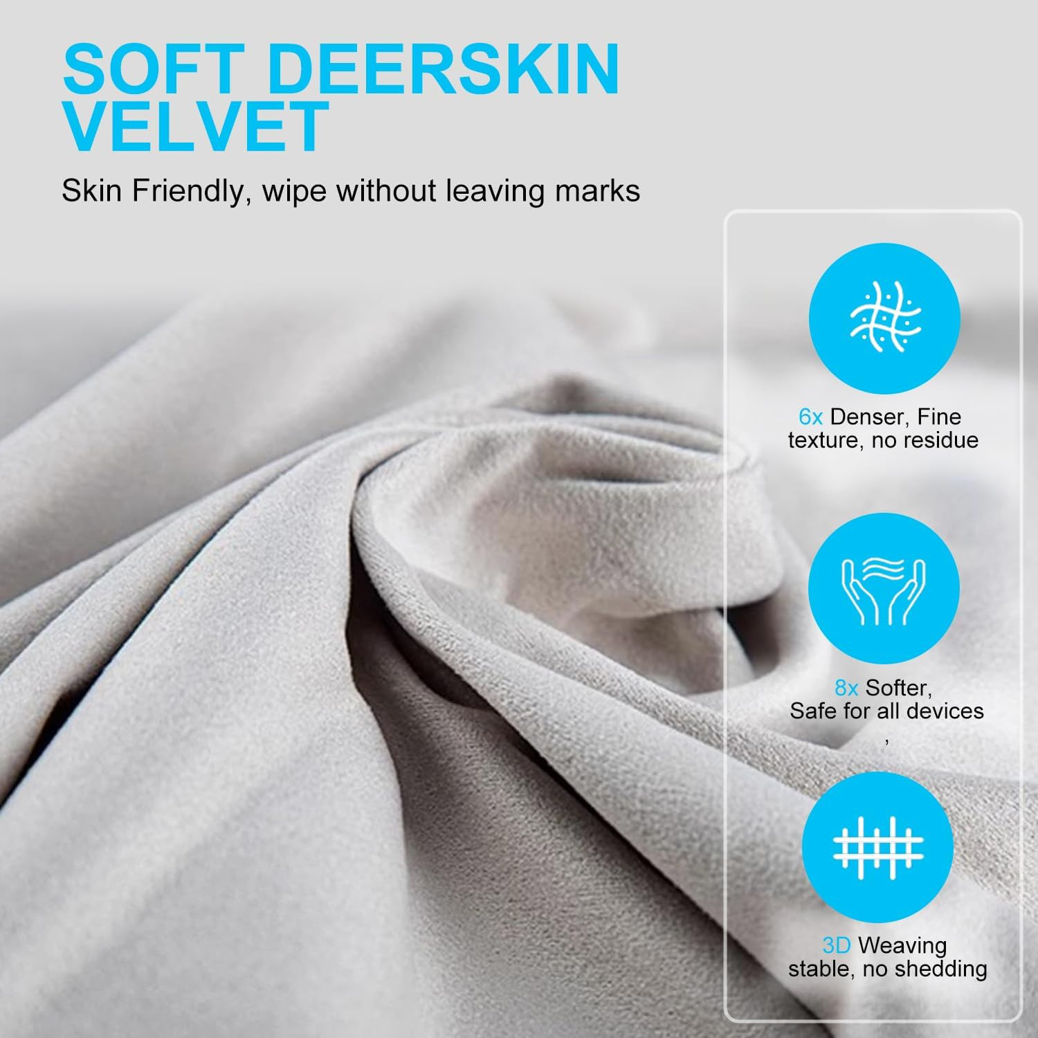 2 Pack Microfiber Liner Cleaning Cloth Screen Keyboard Imprint Protection for Ma