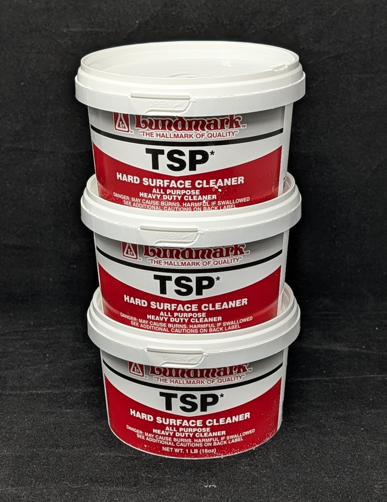 Lundmark TSP No Scent HARD SURFACE CLEANER Powder Deglosses 1 lb 3287P001-6