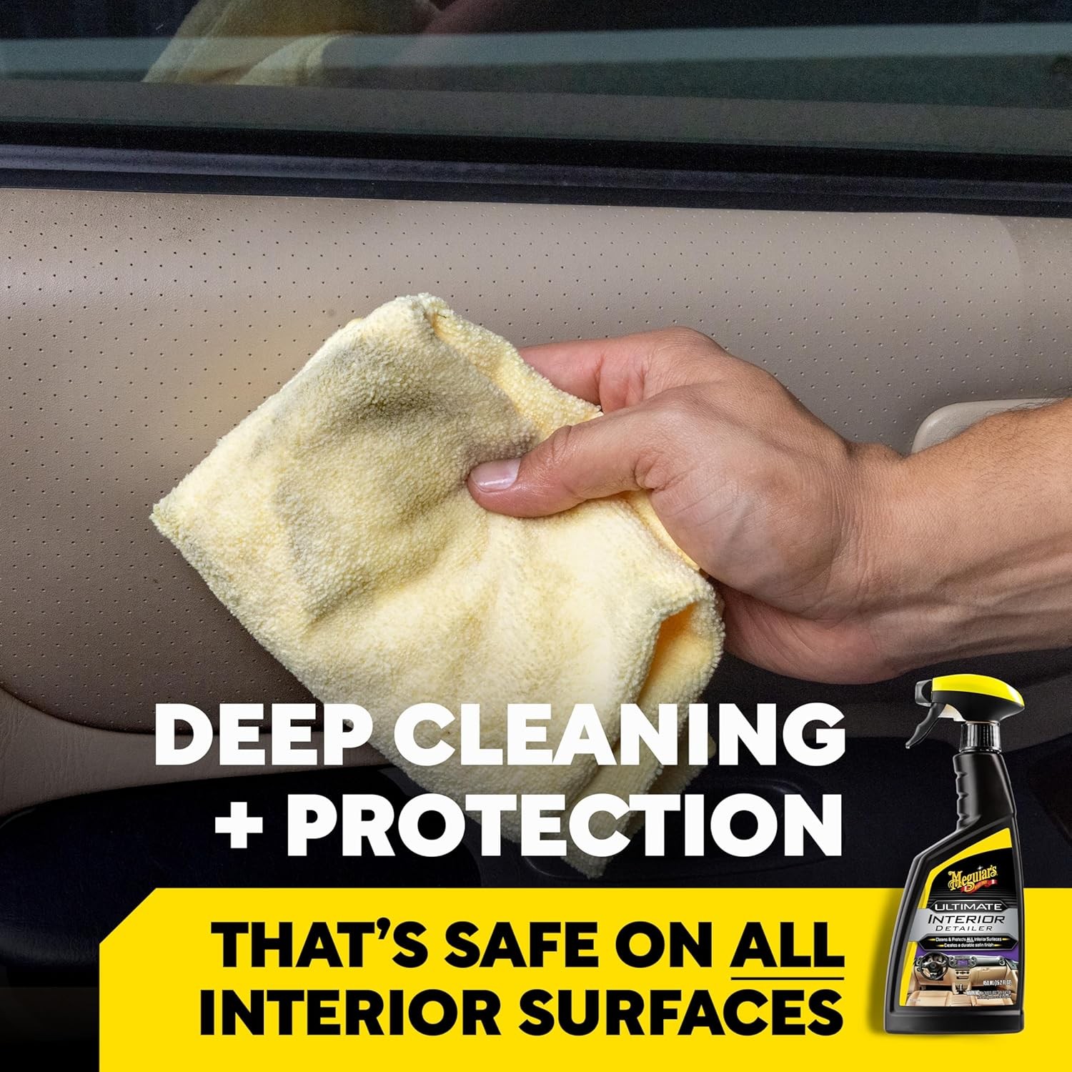 Meguiar’s Ultimate Interior Detailer, 15.2 oz – Cleans & Protects with UV Guard