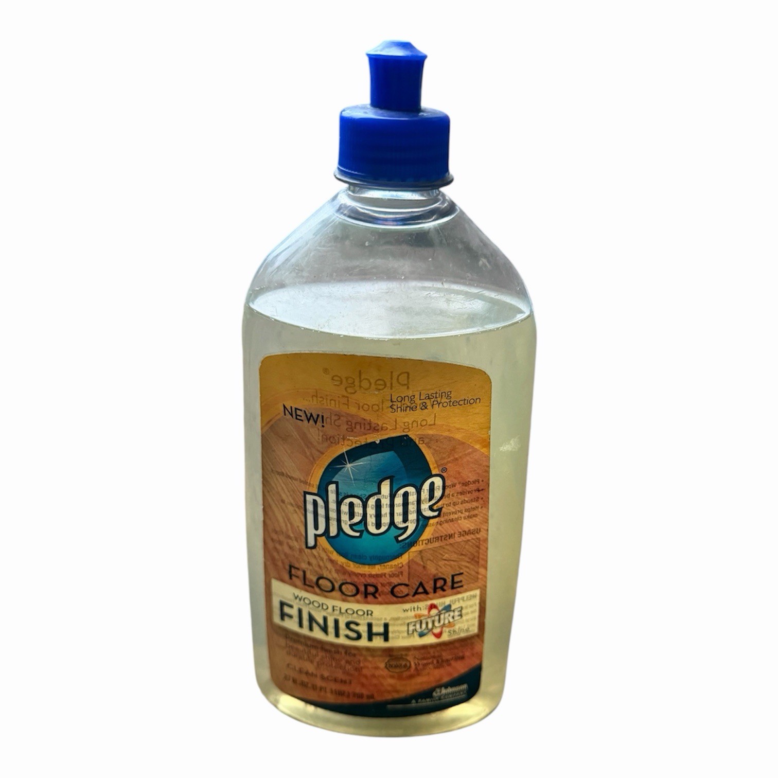 Pledge Floor Care Wood Floor Finish with FUTURE Shine, Clean Scent See Fill Line