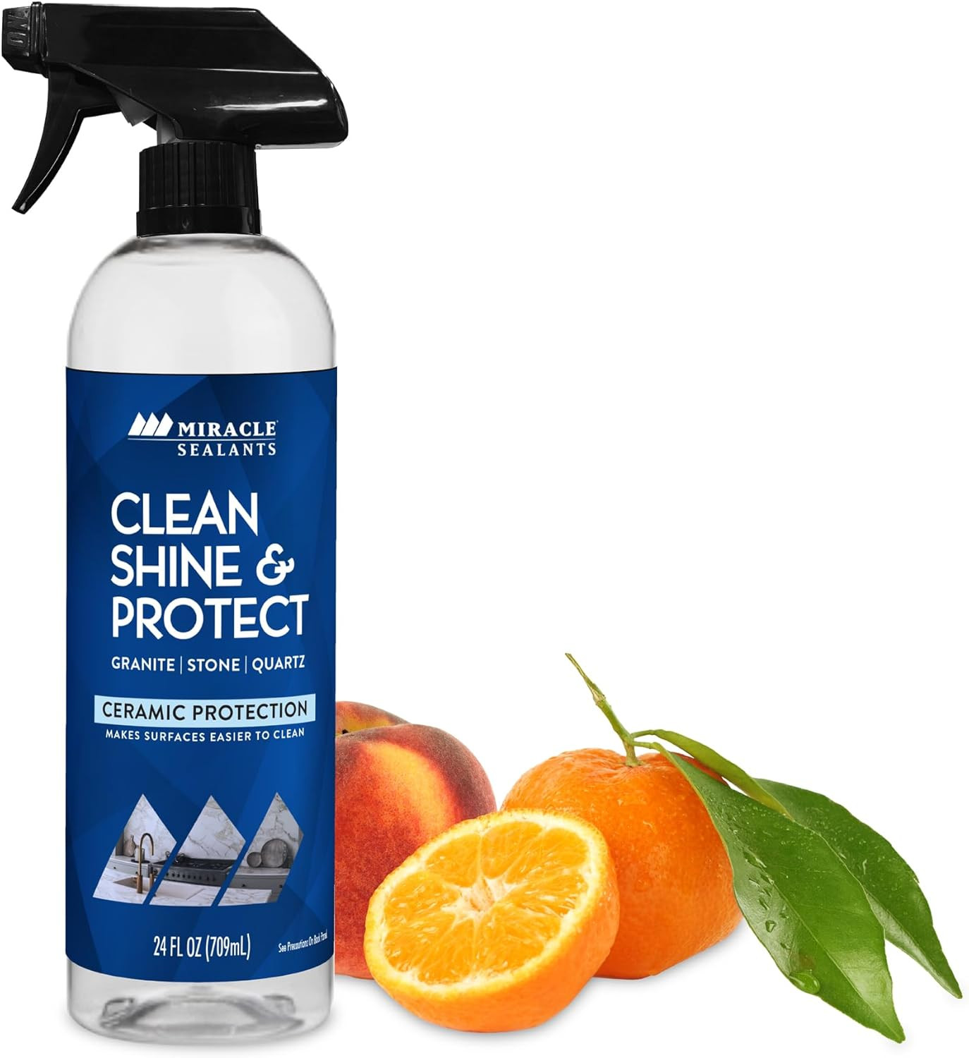 Clean Shine & Protect Spray for Granite, Stone, Quartz, Shine & Protect, 24 Oz