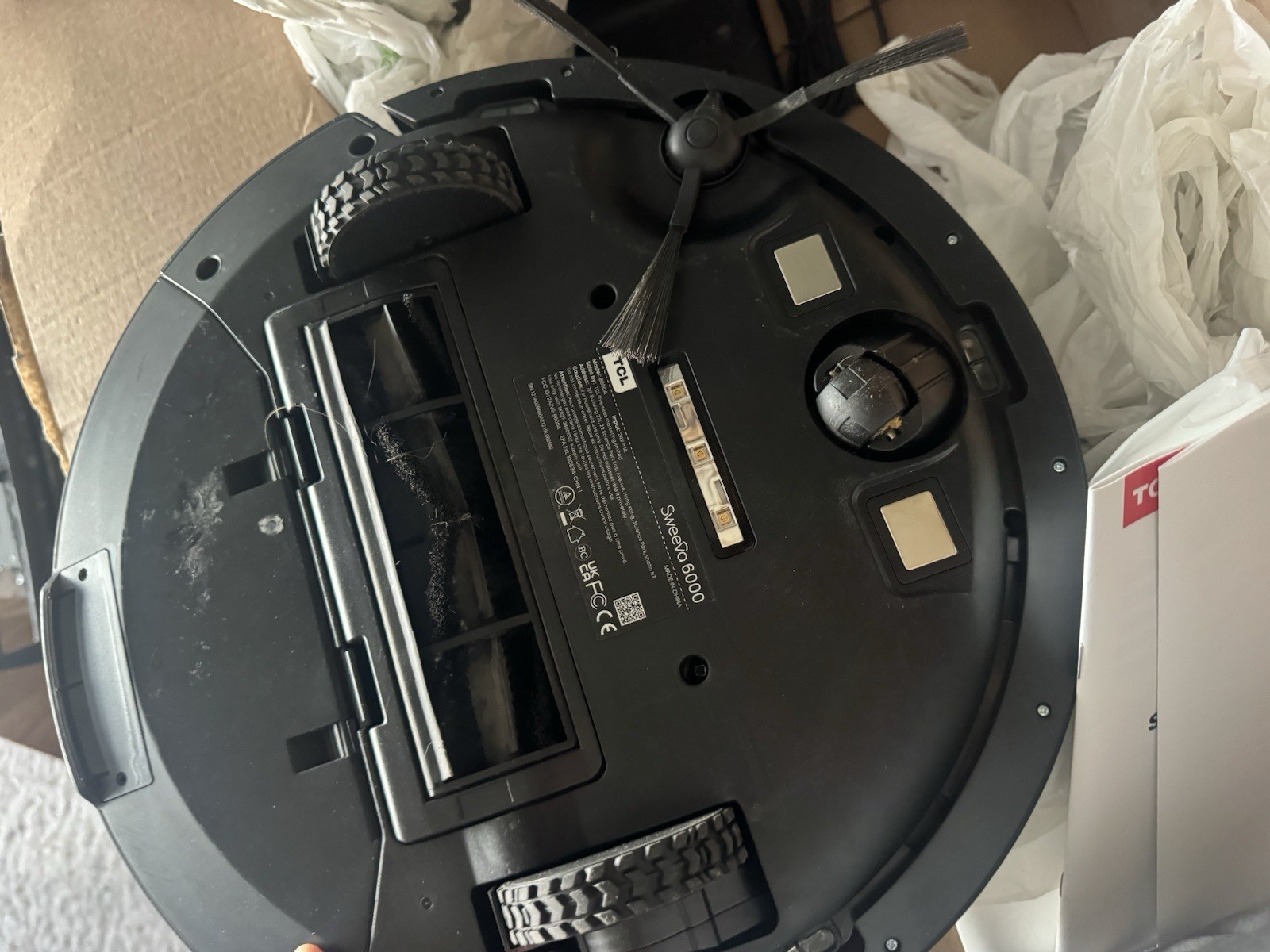 TCL Sweeva 6000 Smart Robot Vacuum, Advanced Navigation, App & Voice Control