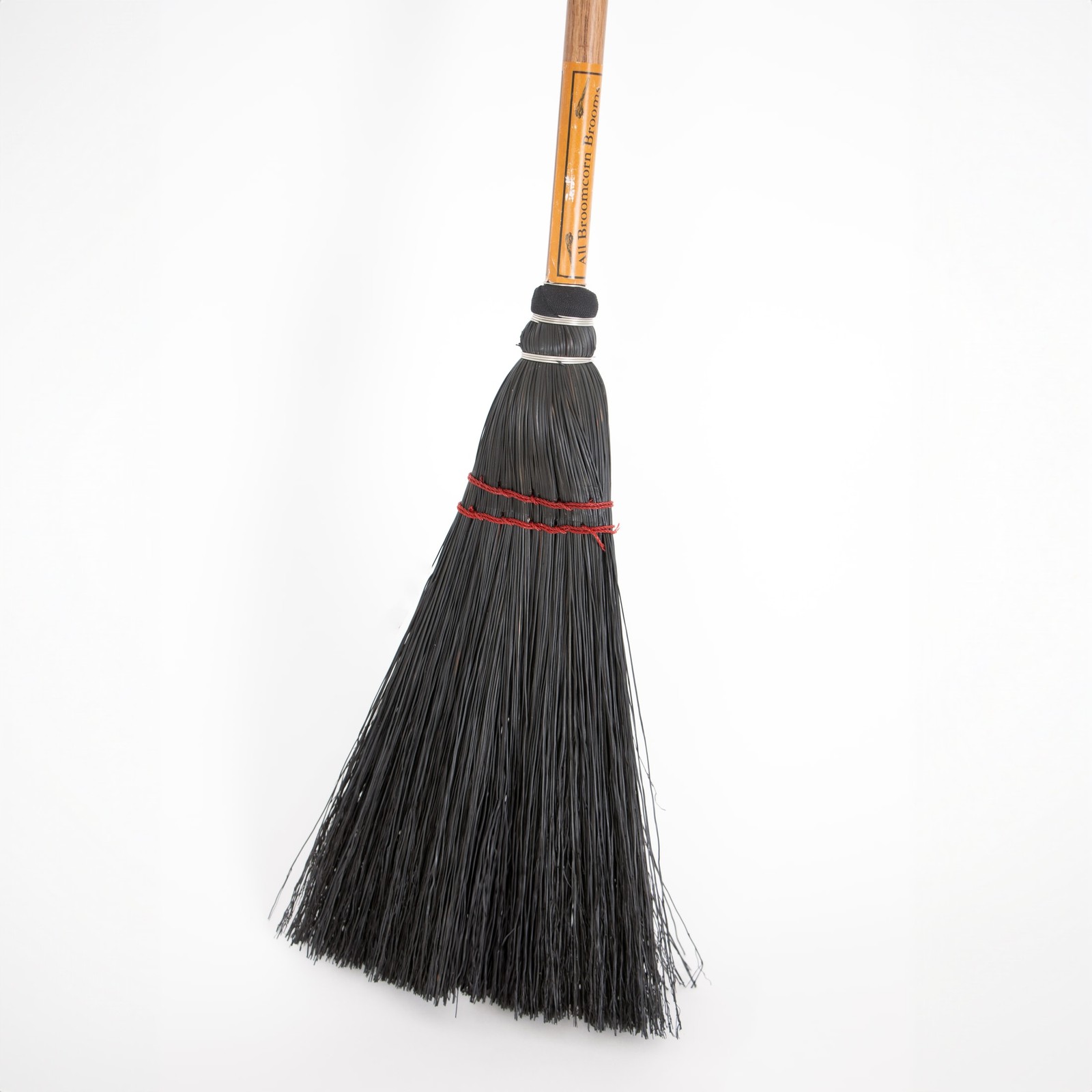Lehman’s Amish Fireplace Broom, Durable 34 inch Oak Handle and Black Bristles